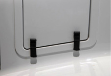 Western Star truck access hatch close-up