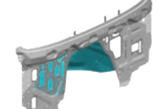Western Star truck engine tunnel illustration
