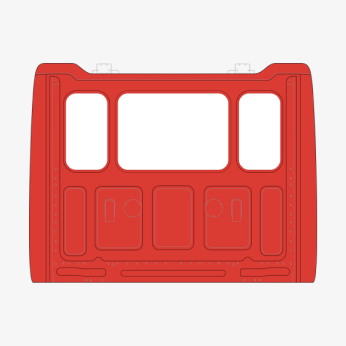 Optional Three-Piece Rear Window